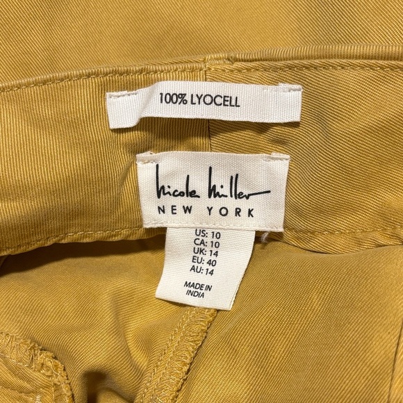 Nicole Miller Yellow High Waist Shorts - Picture 4 of 5